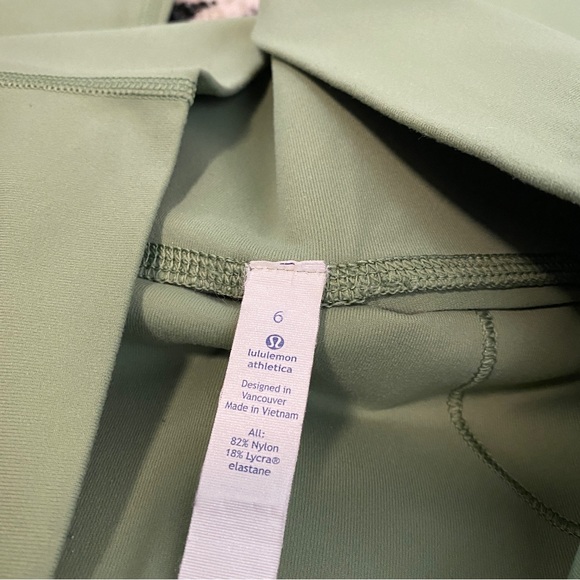 Lululemon Wunder Under Full Length Pant (Hi-Rise) in Desert Olive size 6 - Picture 10 of 11
